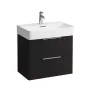 Laufen Base sötét szil alsószekrény 63,5x51,5x39,1 cm két fiókkal H4023121102631