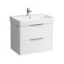 Laufen Base fényes fehér alsószekrény 66,5x51,5x43,8 cm kettő fiókkal H4023321102611