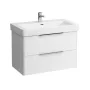 Laufen Base fényes fehér alsószekrény 80,9x51,5x43,8 cm kettő fiókkal H4023921102611