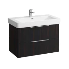   Laufen Base sötét szil alsószekrény 80,9x51,5x43,8 cm kettő fiókkal H4023921102631