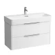 Laufen Base fényes fehér alsószekrény 93x51,5x39,1 cm kettő fiókkal H4024121102611