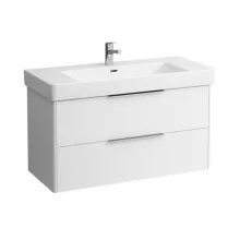   Laufen Base matt fehér alsószekrény 101x51,5x43,8 cm kettő fiókkal H4024521102601