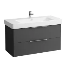   Laufen Base matt antracitszürke alsószekrény 101x51,5x43,8 cm kettő fiókkal H4024521102661