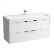   Laufen Base matt fehér alsószekrény 115,9x51,5x43,8 cm kettő fiókkal H4024921102601