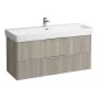 Laufen Base világos szil alsószekrény 115,9x51,5x43,8 cm kettő fiókkal H4024921102621