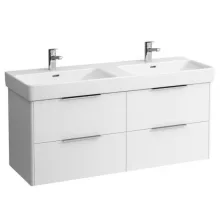   Laufen Base fényes fehér alsószekrény 125,8x51,5x43,8 cm négy fiókkal H4025141102611