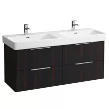   Laufen Base sötét szil alsószekrény 125,8x51,5x43,8 cm négy fiókkal H4025141102631