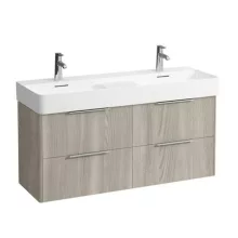   Laufen Base világos szil alsószekrény 117,8x39,1x51,5 cm négy fiókkal H4025341102621