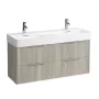 Laufen Base világos szil alsószekrény 117,8x39,1x51,5 cm négy fiókkal H4025341102621
