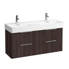   Laufen Base sötét szil alsószekrény 117,8x39,1x51,5 cm négy fiókkal H4025341102631