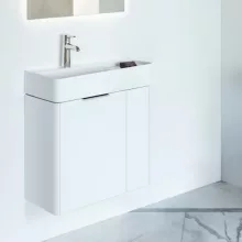   Laufen Base fényes fehér alsószekrény 58,4x51,5x28,9 cm kettő ajtóval H4025521102611
