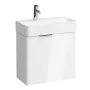 Laufen Base fényes fehér alsószekrény 58,4x51,5x28,9 cm kettő ajtóval H4025521102611