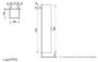 Laufen Base matt fehér magas szekrény 35x165x33,5 cm balos ajtóval H4026711102601