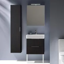   Laufen Base sötét szil magas szekrény 35x165x33,5 cm balos ajtóval H4026711102631