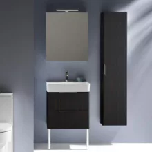   Laufen Base sötét szil magas szekrény 35x165x33,5 cm jobbos ajtóval H4026721102631