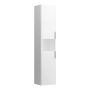 Laufen Base matt fehér magas szekrény 35x33,6x165 cm kettő balos ajtóval és nyitott résszel H4026911102601