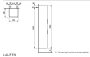 Laufen Base matt fehér magas szekrény 35x33,6x165 cm kettő balos ajtóval és nyitott résszel H4026911102601