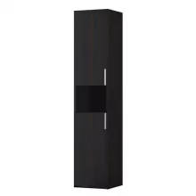   Laufen Base sötét szil magas szekrény 35x33,6x165 cm kettő balos ajtóval és nyitott résszel H4026911102631