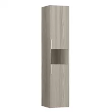   Laufen Base világos szil magas szekrény 165 cm 2 jobbos ajtóval és nyitott résszel H4026921102621