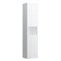 Laufen Base fényes fehér magas szekrény 165 cm 2 balos ajtóval és nyitott résszel H4027011102611