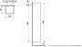 Laufen Base világos szil magas szekrény 165 cm 2 balos ajtóval és nyitott résszel H4027011102621
