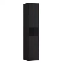   Laufen Base sötét szil magas szekrény 35x33,6x165 cm kettő balos ajtóval és nyitott résszel H4027011102631