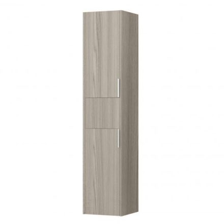 Laufen Base világos szil magas szekrény 35x33,6x165 cm kettő balos ajtóval és fiókkal H4027111102621