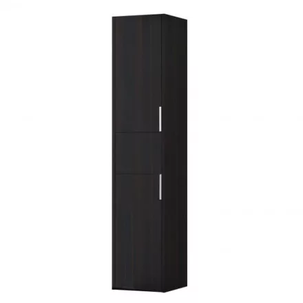 Laufen Base sötét szil magas szekrény 35x33,6x165 cm kettő balos ajtóval és fiókkal H4027111102631