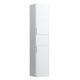 Laufen Base matt fehér magas szekrény 35x33,6x165 cm kettő jobbos ajtóval és fiókkal H4027121102601