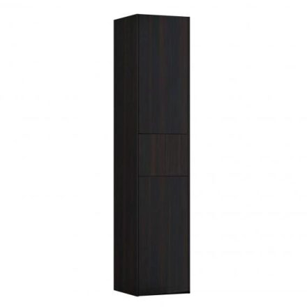 Laufen Base sötét szil magas szekrény 35x33,6x165 cm kettő balos ajtóval és fiókkal H4027211102631