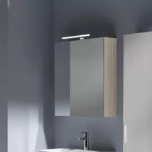   Laufen Base világos szil tükrösszekrény 60 cm balos ajtóval, világítással H4027511102621