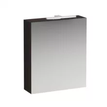   Laufen Base sötét szil tükrösszekrény 60 cm balos ajtóval, világítással H4027511102631
