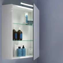   Laufen Base fényes fehér tükrösszekrény 60 cm jobbos ajtóval, világítással H4027521102611
