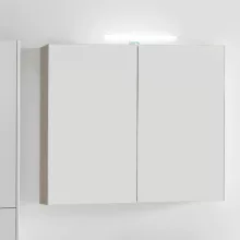   Laufen Base világos szil tükrösszekrény 80 cm kettő ajtóval, világítással H4028021102621