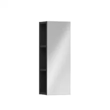   Laufen Base matt antracitszürke nyitott polcos elem 25x18,5x70 cm tükörrel H4029501102661