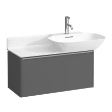   Laufen Base matt antracitszürke alsószekrény 77x35x37 cm egy fiókkal H4030011102661