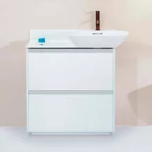   Laufen Base matt fehér alsószekrény 77x35x78 cm kettő fiókkal H4030021102601