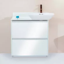   Laufen Base fényes fehér alsószekrény 77x35x78 cm kettő fiókkal H4030021102611