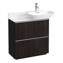   Laufen Base sötét szil alsószekrény 77x35x78 cm kettő fiókkal H4030021102631
