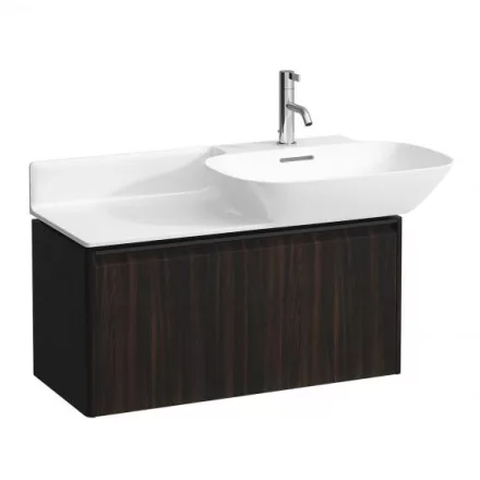 Laufen Base sötét szil alsószekrény 77x35x37 cm egy fiókkal H4030031102631