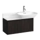 Laufen Base sötét szil alsószekrény 77x35x37 cm egy fiókkal H4030031102631