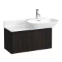 Laufen Base sötét szil alsószekrény 77x35x37 cm egy fiókkal H4030031102631