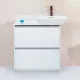 Laufen Base matt fehér alsószekrény 77x35x78 cm kettő fiókkal H4030041102601