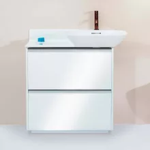   Laufen Base fényes fehér alsószekrény 77x35x78 cm kettő fiókkal H4030041102611