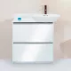 Laufen Base fényes fehér alsószekrény 77x35x78 cm kettő fiókkal H4030041102611