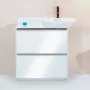 Laufen Base fényes fehér alsószekrény 77x35x78 cm kettő fiókkal H4030041102611