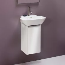   Laufen Base fényes fehér alsószekrény 28x30x52 cm balos ajtóval H4030131102611