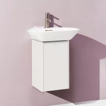   Laufen Base matt fehér alsószekrény 32x34x52 cm balos ajtóval H4030211102601