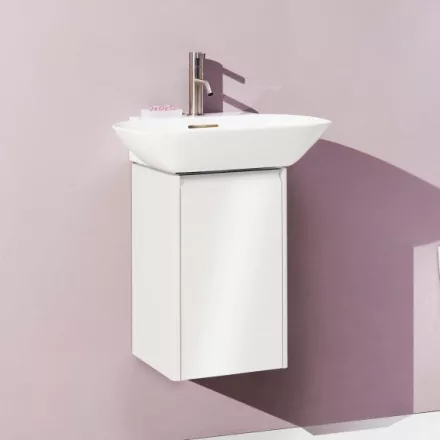 Laufen Base fényes fehér alsószekrény 32x34x52 cm balos ajtóval H4030211102611