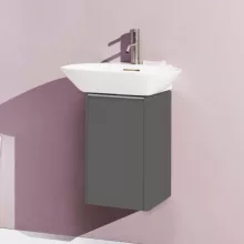   Laufen Base matt antracitszürke alsószekrény 32x34x52 cm jobbos ajtóval H4030221102661